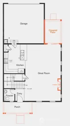 MT 410 First Floor plan