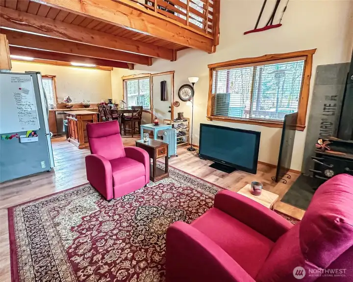 Open concept living space