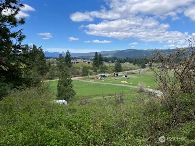 View from upper portion of property where a home could be built.