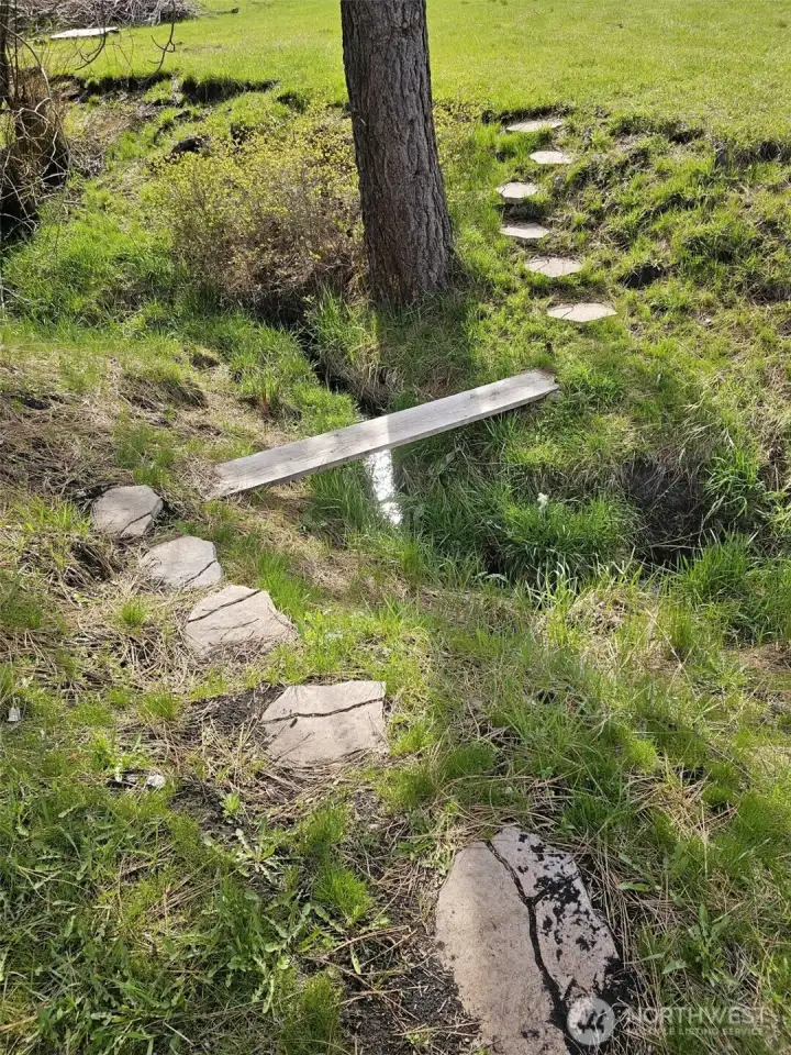 Darling "Rabbit Creek" meanders through the middle of the property...