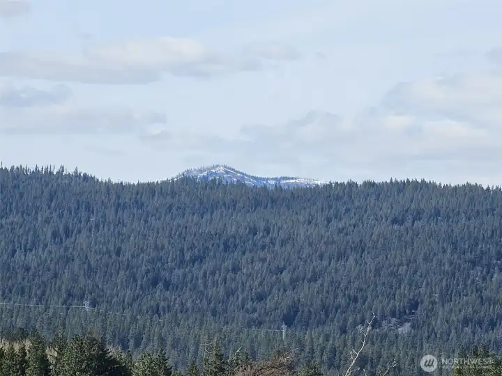 Stuart Mountain off in the distance
