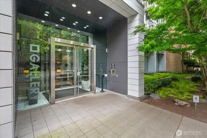 Secure building and located on the 'quiet' North end of Belltown.