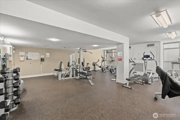 2nd floor gym.