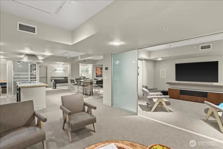 Gallery in Belltown truly has it all, views, dog wash in garage, parking, storage, chic finishes, 24 hour concierge and more.