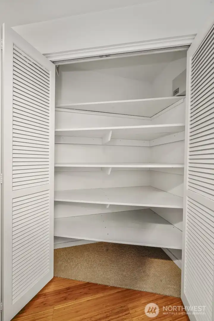 Hallway closet