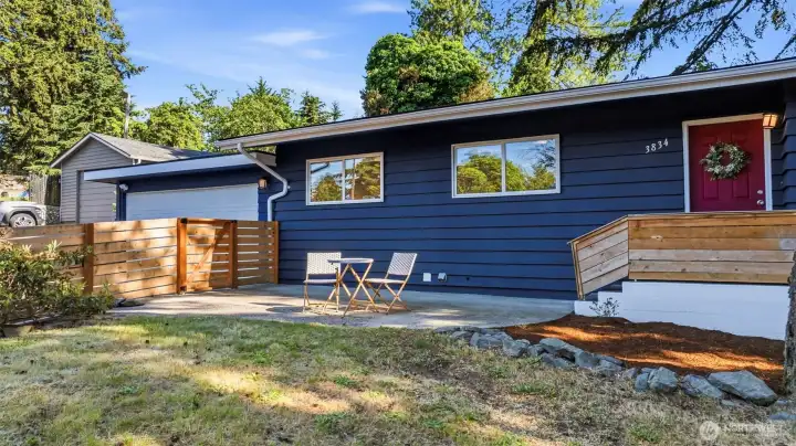 Freshly painted exterior and a brand new roof on this home.