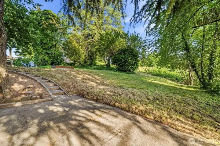 Nice lawn areas to lounge and relax and enjoy your central Tacoma home.