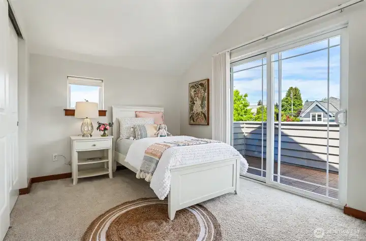 Second bedroom upstairs is super sweet.