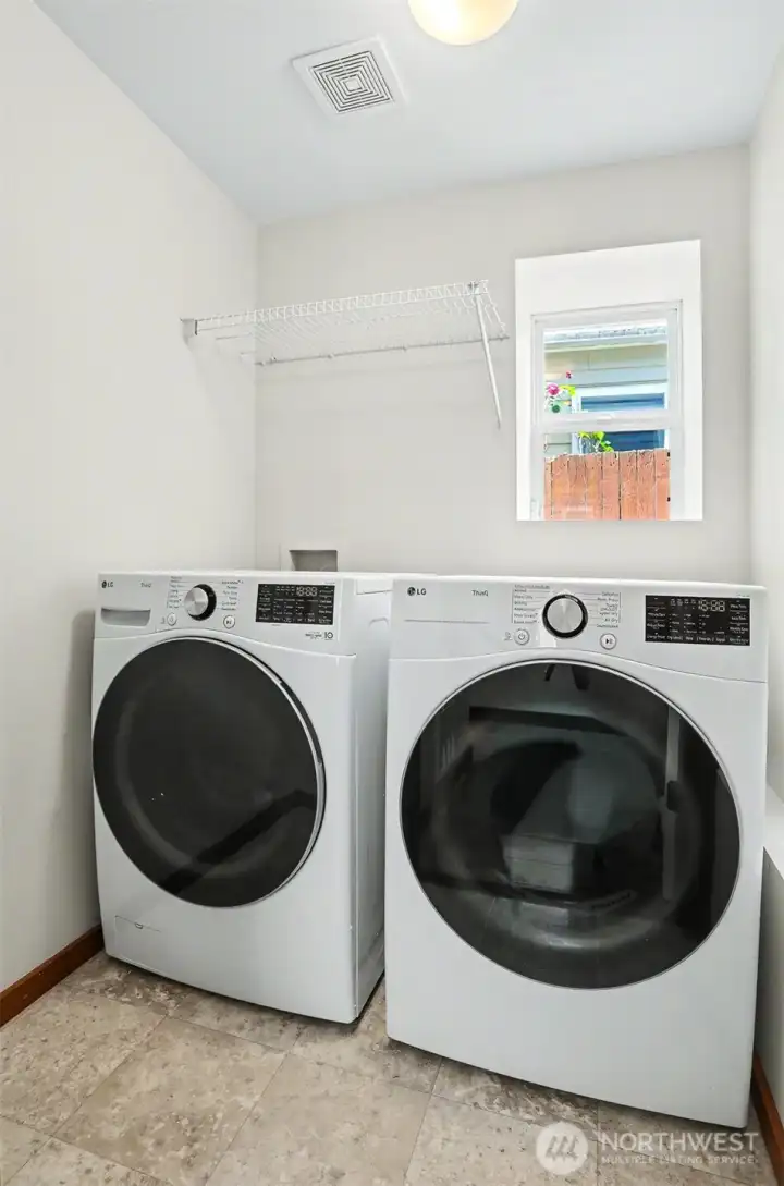 Dedicated laundry room on the main