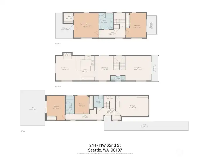 Whole house floor plan.