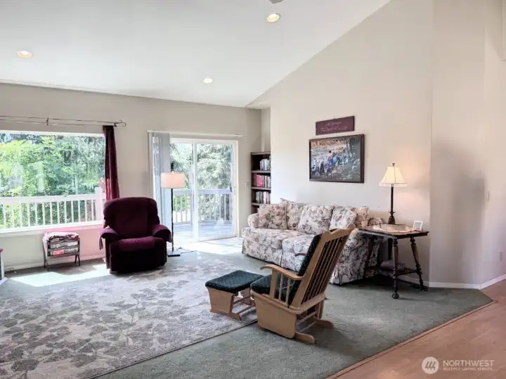 main floor living with slider & amazing views!