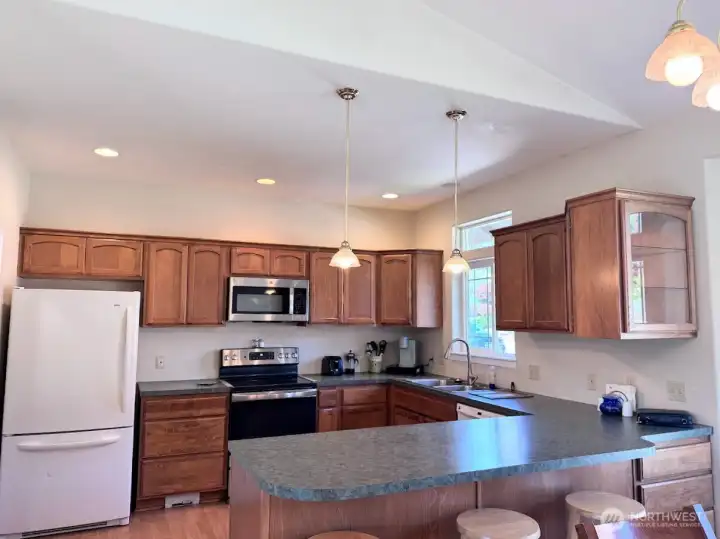 spacious kitchen