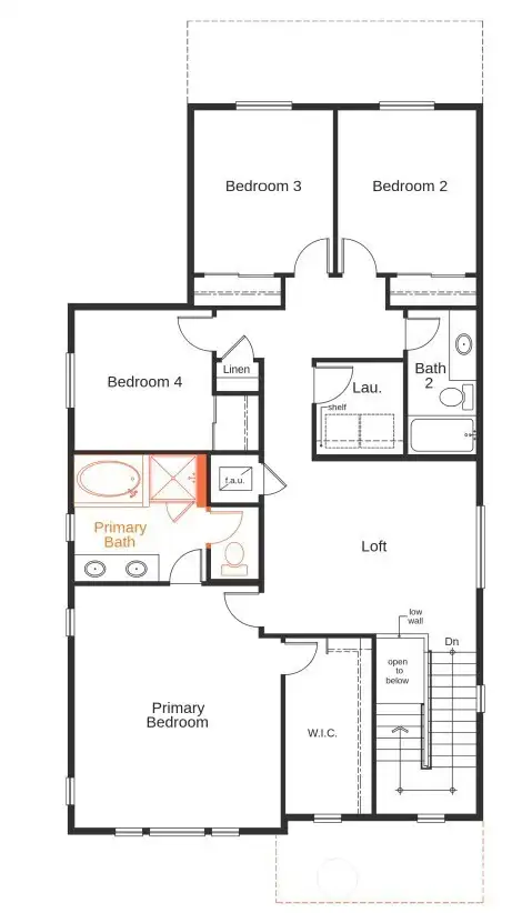 Lot 403 Second Floor Layout Lot 403 Second Floor Layout