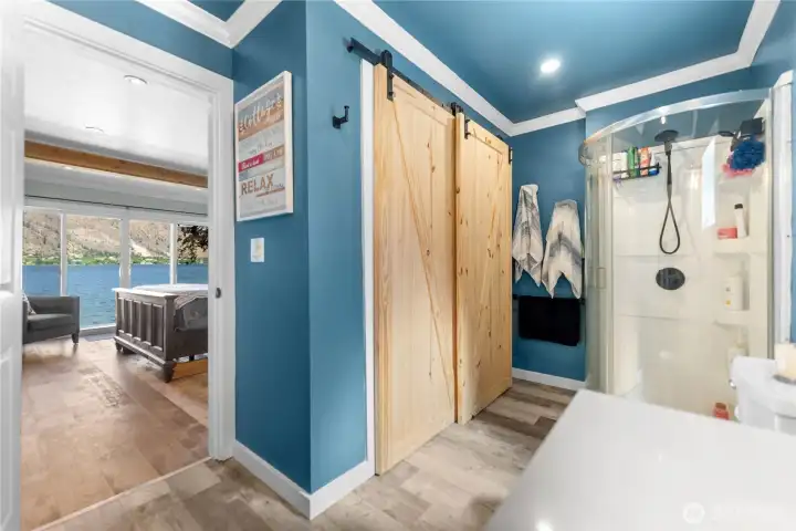 Primary attached bath Primary attached bath