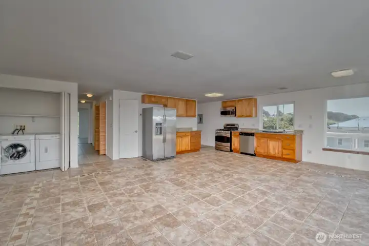 3rd Level Kitchen and Laundry closet