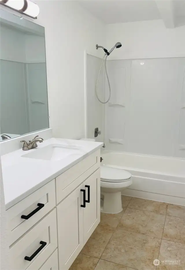 Fully renovated bathroom