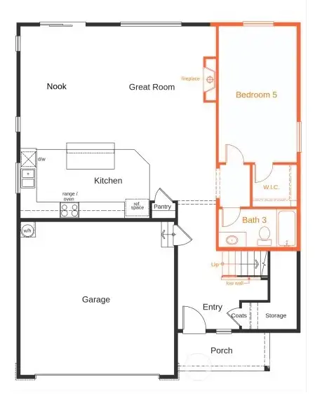 Floor plan level 1