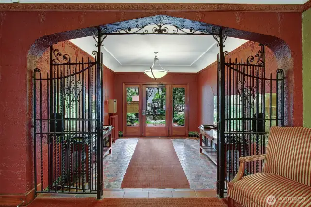 Looking back toward front entry from lobby.