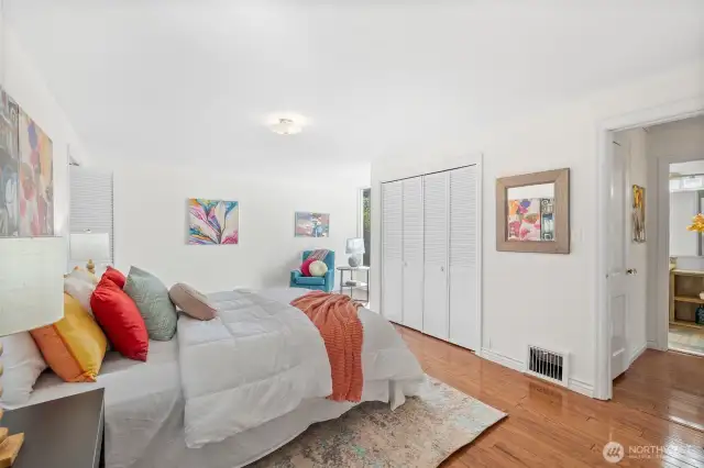 Large main-floor bedroom.