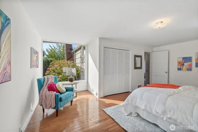 Large main-floor bedroom.