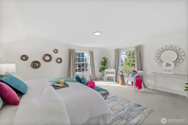 Upstairs primary bedroom.