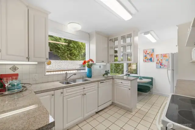 Great kitchen with tons of storage and dedicated pantry.