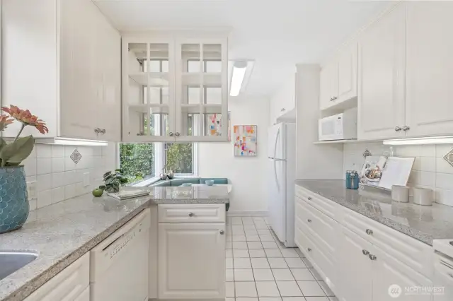 Great kitchen with tons of storage and dedicated pantry.