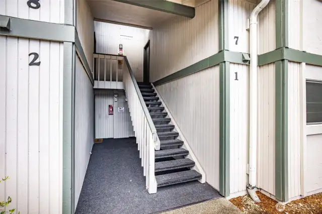 covered stairs