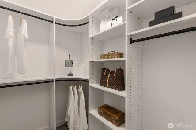 Primary Walk In Closet.