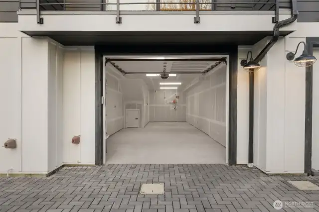 2 Car Tandem Garage w/ EV Outlet Standard.