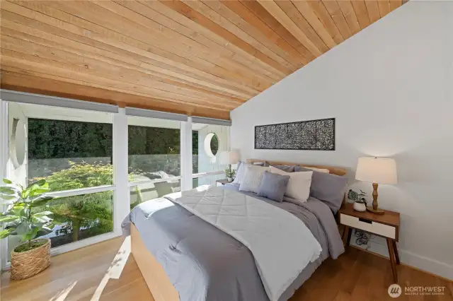 Another secondary bedroom located off of the family room.