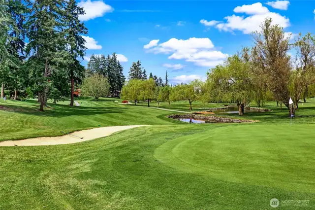 The beautiful Tam O'Shanter golf course.