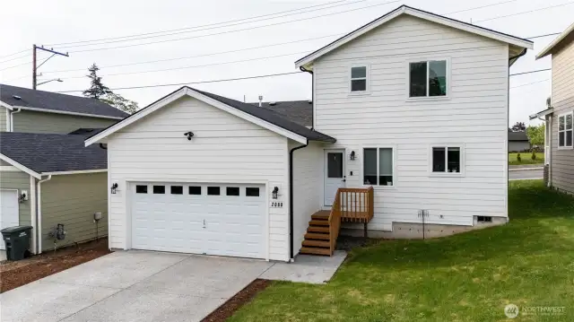 Garage access off alley