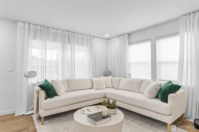 Lots of natural light