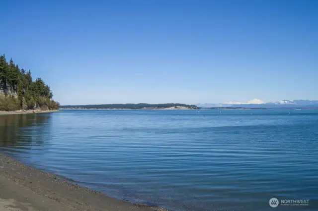 Enjoy walks on the beach from one of the three private beaches.