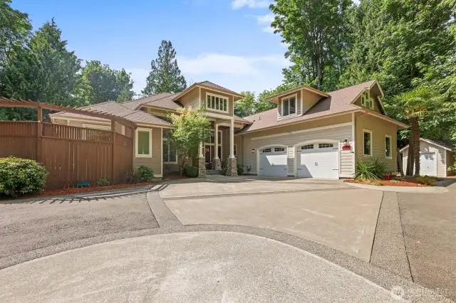 The curb appeal of this 4,951 square foot home exudes elegance!