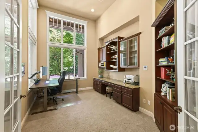 Working from home is a breeze with this tremendous office!