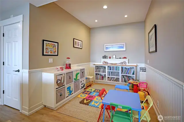 The "Playroom" or flex space.