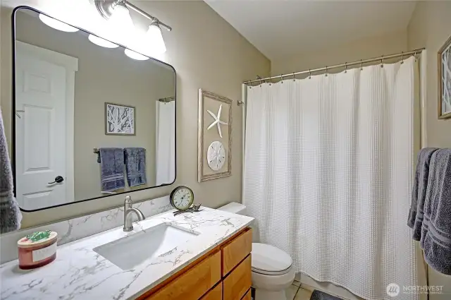 2nd ground level, full bath.
