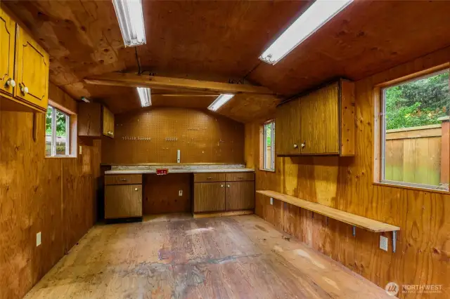 Outbuilding for garden tools