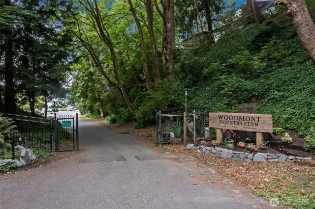 Private gated community.