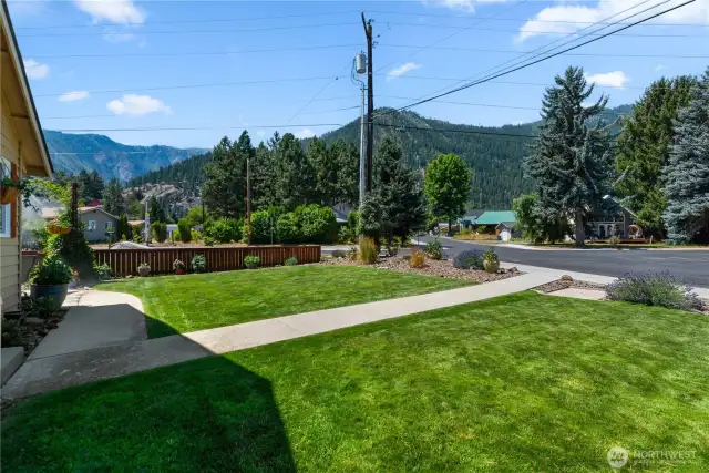views from the front yard.