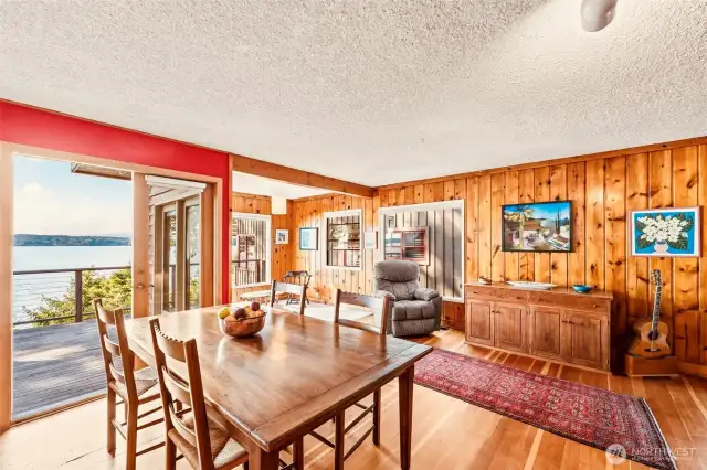Easy access to the large entertaining deck via the kitchen and dining area make hosting a pleasure.