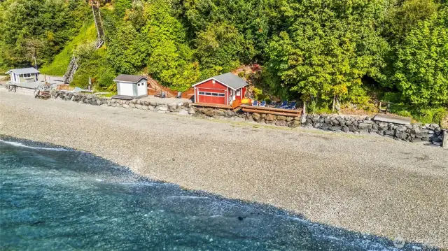 The beach here is timeless and walkable with nature at your feet!