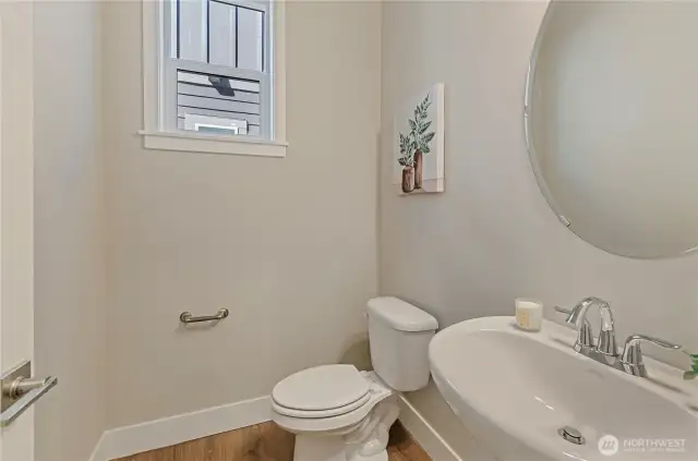 Our bathrooms include easy to clean hardwood flooring, windows that open for fresh air and long lasting fixtures