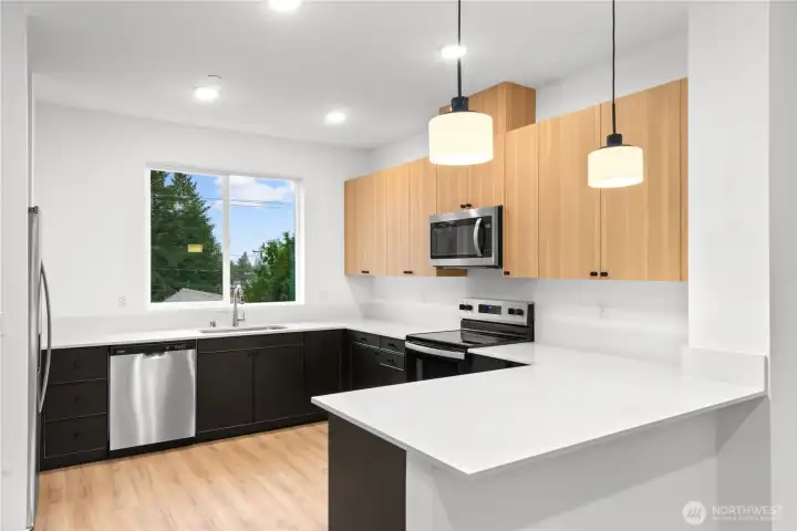 Actual picture of kitchen