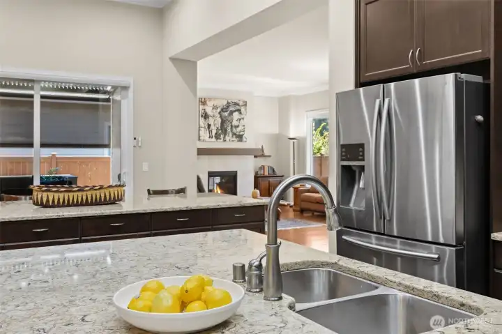 Open concept is perfect for entertaining and everyday living.