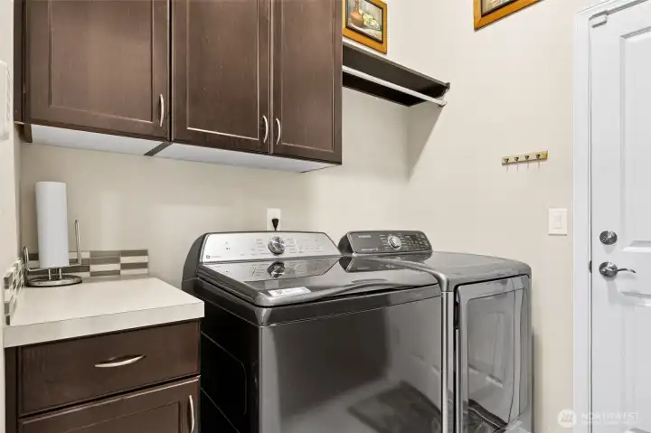 Washer and dryer are included