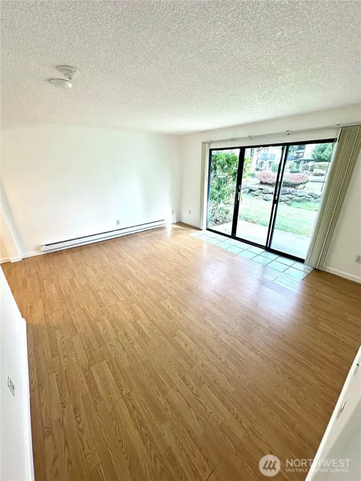 Large bright living room