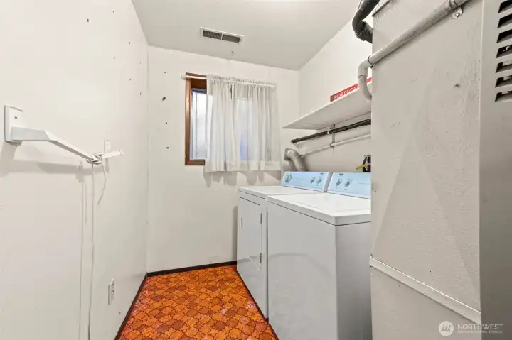 Laundry room downstairs.